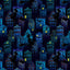 Batty Witch Digital Cuddle Multi Fabric per yard - Prismatic Fiber Arts