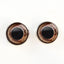 Bearded Dragon Inspired Sew-On Button Glass Eyes - Prismatic Fiber Arts