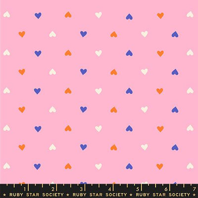 Best Day Ever Posy Hearts Cotton 43"/44" Fabric Per Yard - Prismatic Fiber Arts