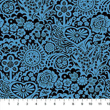Big Heaven Blue Jeans Yesterday Cotton 44"/45" Fabric Per Yard - Prismatic Fiber Arts