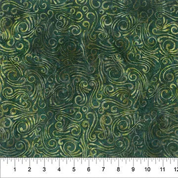 Black And Yellow Faded Swirls Cotton Wideback Fabric per yard - Prismatic Fiber Arts