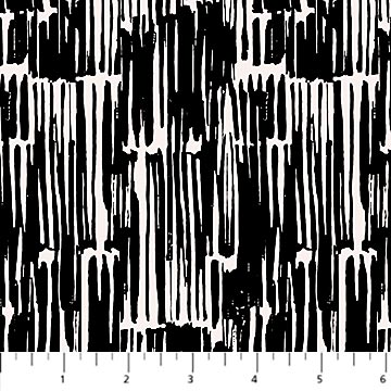 Black Brush Strokes Ink and Earth Cotton 44"/45" Fabric Per Yard - Prismatic Fiber Arts