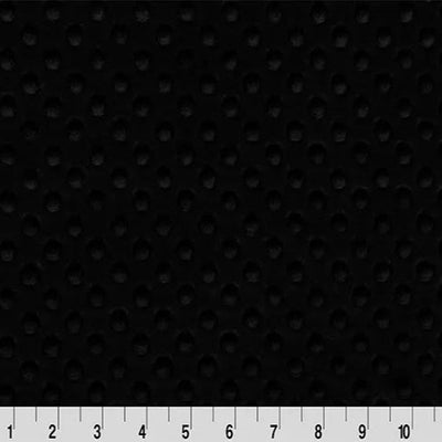 Black Cuddle Dimple Fabric per yard - Prismatic Fiber Arts