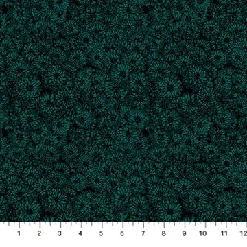 Black Dahlias Indelible by Anna Maria for Northcott Cotton 44"/45" Fabric Per Yard - Prismatic Fiber Arts
