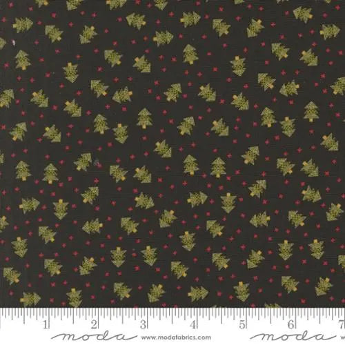Black Emmitt And Ivy Christmas Trees 44"/45" Fabric Per Yard - Prismatic Fiber Arts