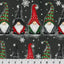 Black Gnomes Digital Cuddle Ash Fabric per yard - Prismatic Fiber Arts
