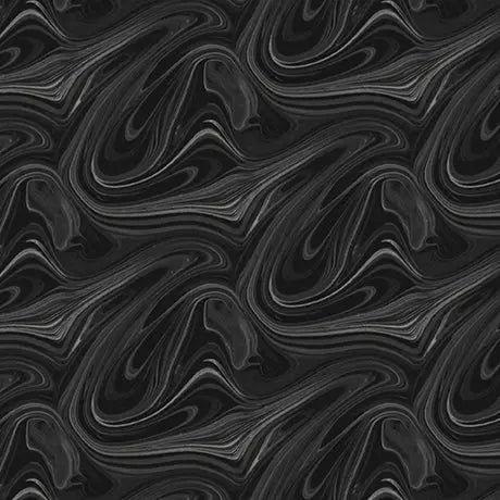 Black Marble Virtuoso Cotton 44"/45" Fabric Per Yard - Prismatic Fiber Arts