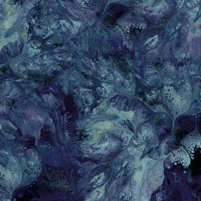 Black Midnight Mixology Wideback Fabric per yard - Prismatic Fiber Arts