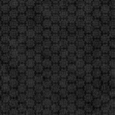 Black Operetta Tiny Flowers Cotton 43"/44" Fabric Per Yard - Prismatic Fiber Arts