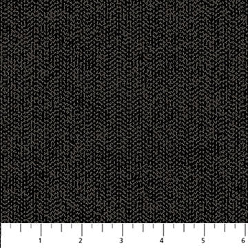 Black Texture Haberdashery Flannel Fabric per Yard - Prismatic Fiber Arts