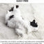 Faux Fur Fabric Squares | 2 White & 2 Black Pack - Prismatic Fiber Arts