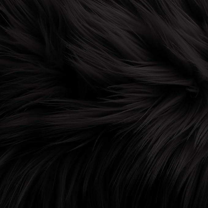 Luxurious Shaggy Faux Fur Tablecloth | Elegant Faux Fur for Dining Table by FabricLA - Prismatic Fiber Arts