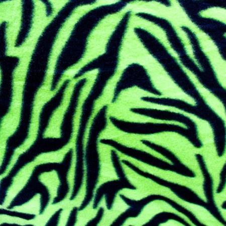 Zebra Print Fleece Fabric - Prismatic Fiber Arts