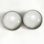 Blank Zombie White Sew-On Button Glass Eyes - Prismatic Fiber Arts