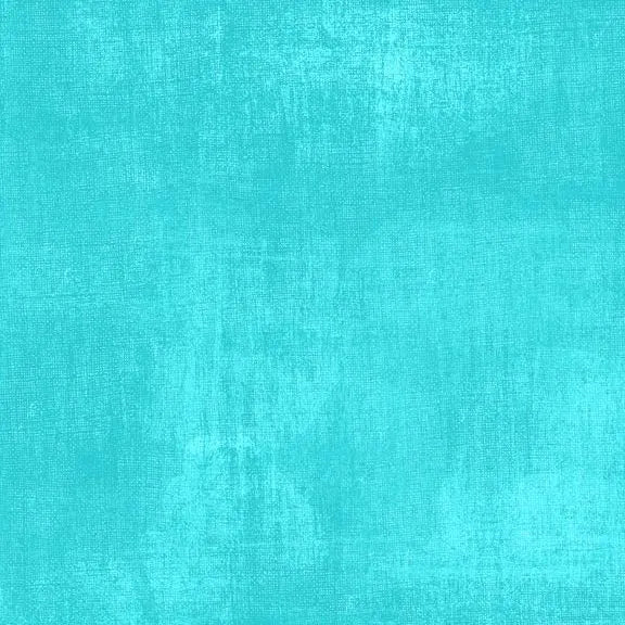 Blue Aqua Dry Brush Cotton Wideback Fabric Per Yard - Prismatic Fiber Arts