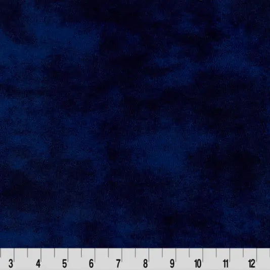 Blue Extra Wide Mist Cuddle Navy Fabric per yard - Prismatic Fiber Arts