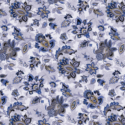 Blue Footstool Cotton Wideback Fabric - Prismatic Fiber Arts