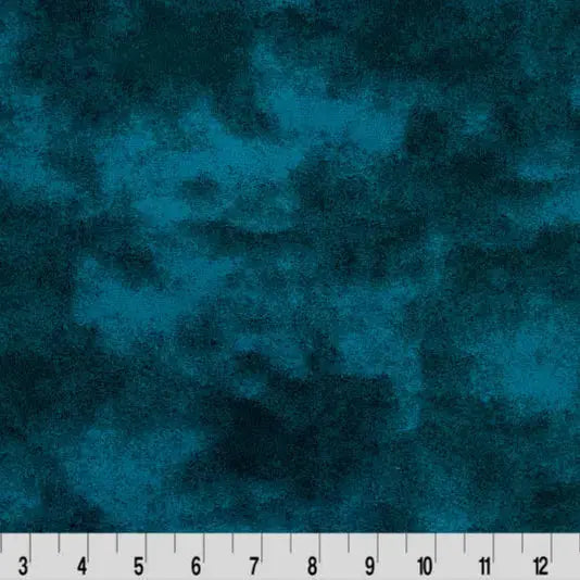 Blue Green Extra Wide Mist Cuddle Mallard Fabric per yard - Prismatic Fiber Arts