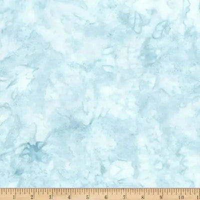 Blue Hydrangea Watercolor Waves Batik Wideback Fabric per yard - Prismatic Fiber Arts