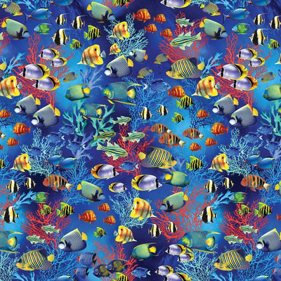 Blue Jewel of the Sea Cotton Wideback Fabric per yard - Prismatic Fiber Arts