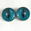 Blue Koala inspired Sew-On Button Glass Eyes - Prismatic Fiber Arts