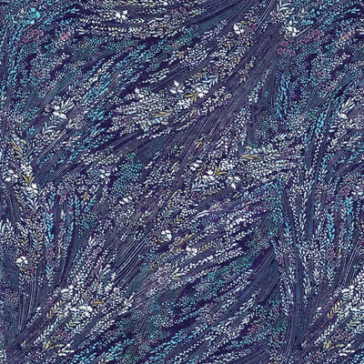 Blue Meadow Breeze Cotton Wideback Fabric per yard - Prismatic Fiber Arts