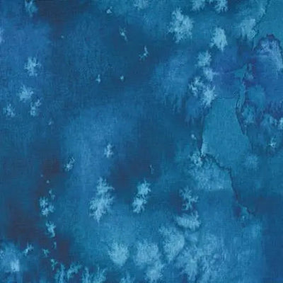 Blue Navy Flow Cotton Wideback Fabric Per Yard - Prismatic Fiber Arts
