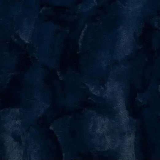 Blue Navy Luxe Cuddle Mirage 80" Fabric per yard - Prismatic Fiber Arts