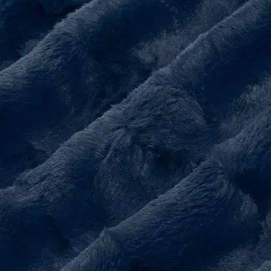Blue Navy Luxe Cuddle Mirage 80" Fabric per yard - Prismatic Fiber Arts