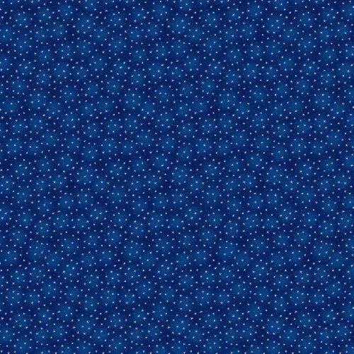 Blue Navy Starlet Cotton Wideback Fabric per yard - Prismatic Fiber Arts