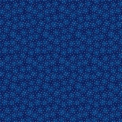 Blue Navy Starlet Cotton Wideback Fabric per yard - Prismatic Fiber Arts