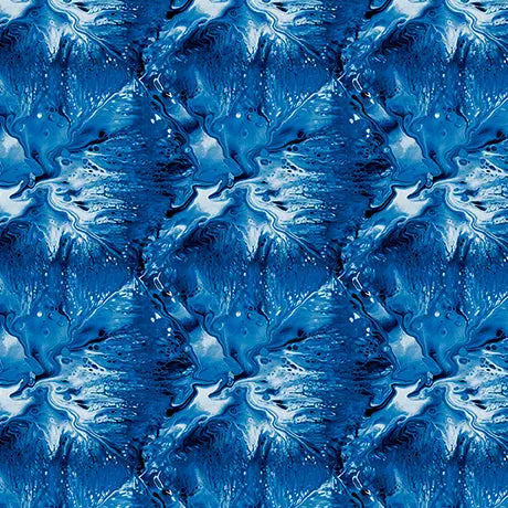 Blue Royal Texture Virtuoso Cotton 44"/45" Fabric Per Yard - Prismatic Fiber Arts