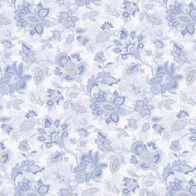 Blue Sky Footstool Cotton Wideback Fabric Per Yard - Prismatic Fiber Arts