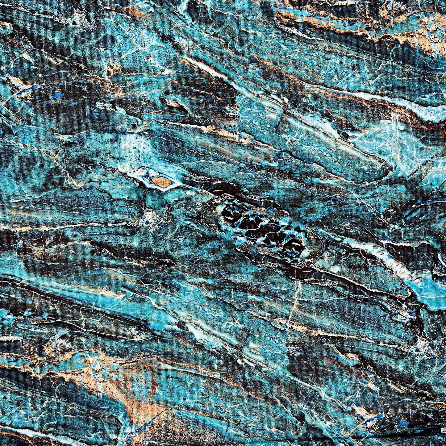 Blue Surfaces Cotton Wideback Fabric per yard - Prismatic Fiber Arts