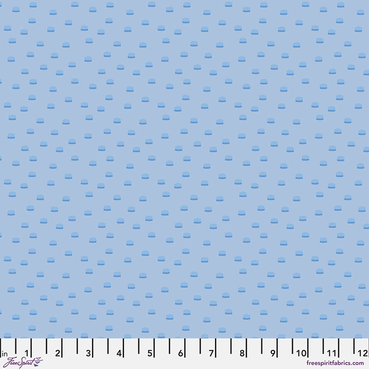 Blue Toppers Cotton 44"/45" Fabric Per Yard - Prismatic Fiber Arts