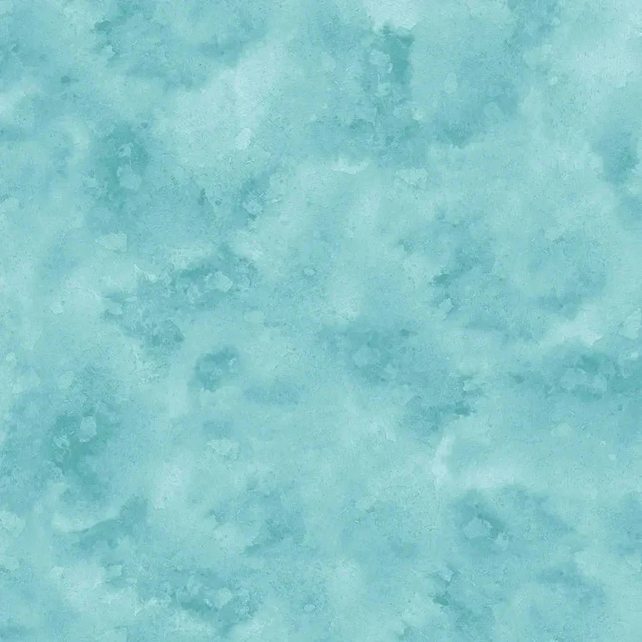 Blue Turquoise Haze Cotton Wideback Fabric Per Yard - Prismatic Fiber Arts