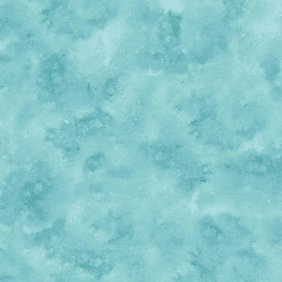 Blue Turquoise Haze Cotton Wideback Fabric Per Yard - Prismatic Fiber Arts