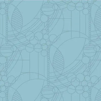 Blue Water Palette March Balloons Cotton Wideback Fabric per yard - Prismatic Fiber Arts