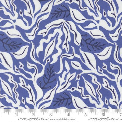 Blue Whale Under the Sea Reef Cotton 44"/45" Fabric Per Yard - Prismatic Fiber Arts