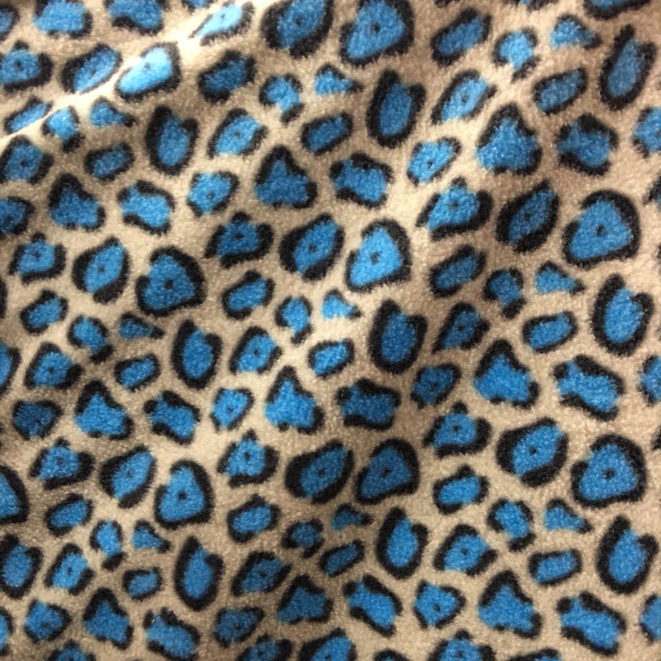 Leopard Print Fleece Fabric