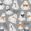 Boo-Ties Digital Cuddle Multi Fabric per yard - Prismatic Fiber Arts
