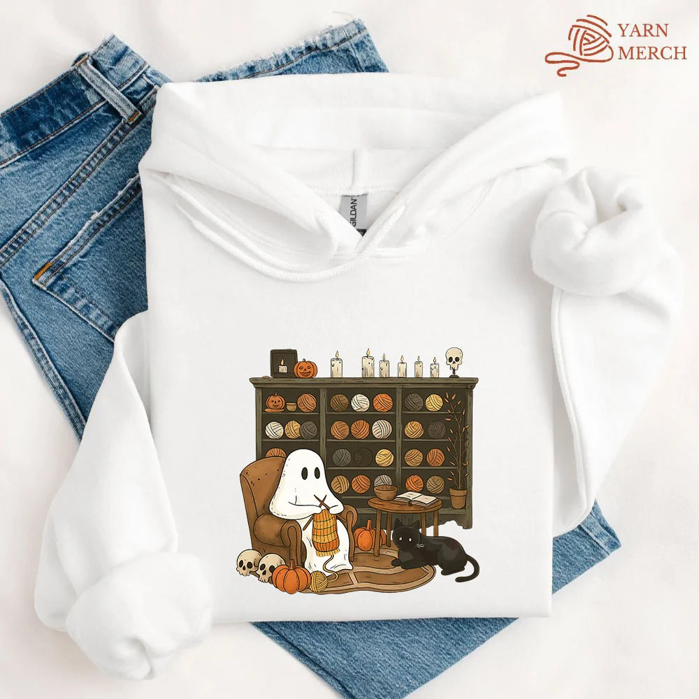 Boo Yarn Hoodie - Prismatic Fiber Arts