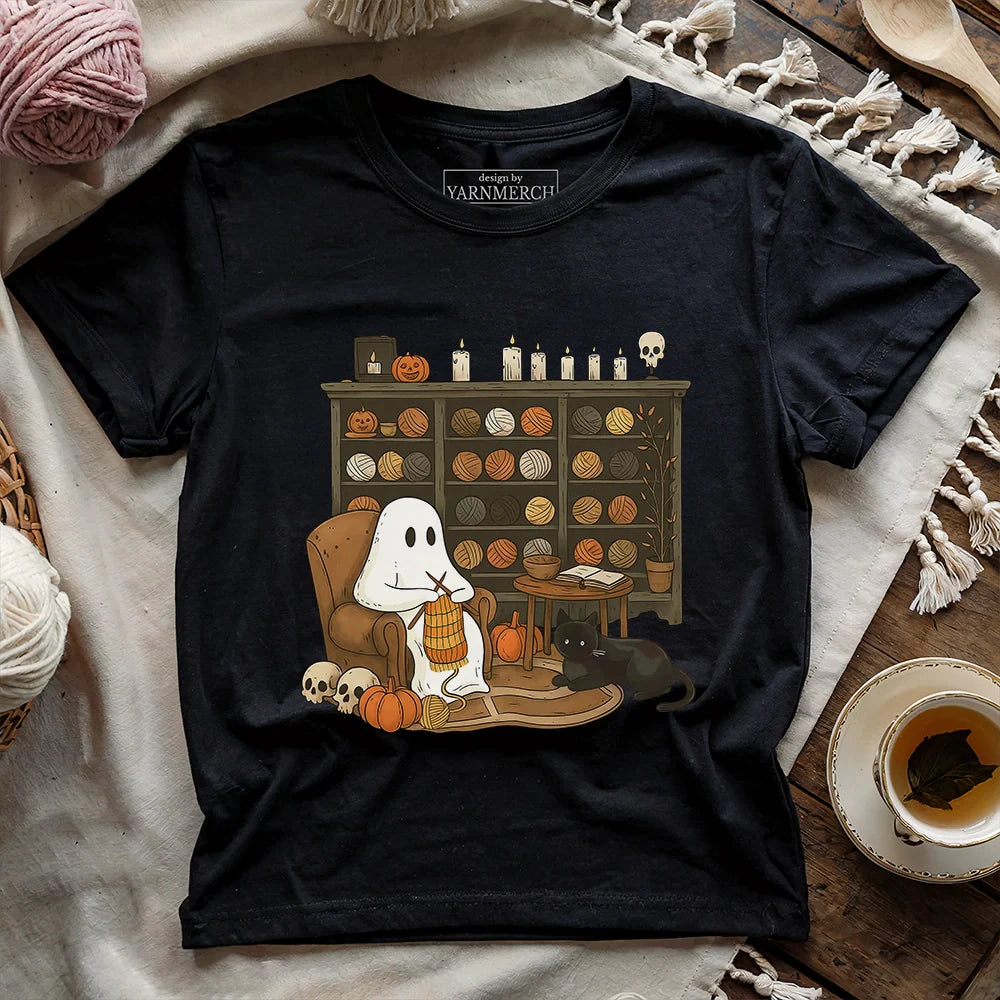 Boo Yarn T-shirt - Prismatic Fiber Arts