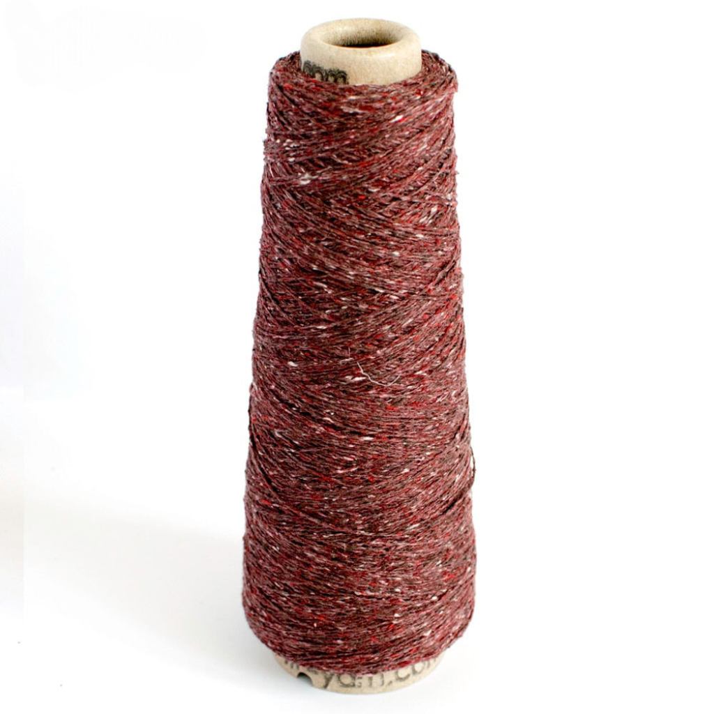 Organic Silk Noil Weaving Yarn Cone - Prismatic Fiber Arts