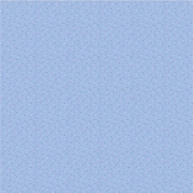 Bright Blue Forget Me Not Cotton 44"/45" Fabric Per Yard - Prismatic Fiber Arts