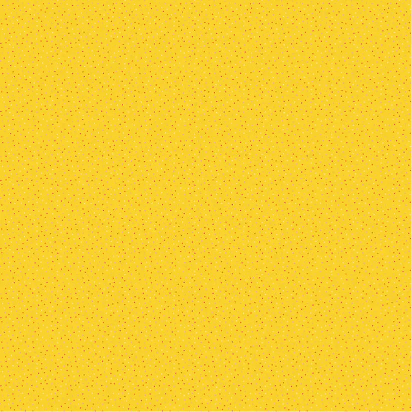 Bright Yellow Lemon Meringue Cotton 44"/45" Fabric Per Yard - Prismatic Fiber Arts