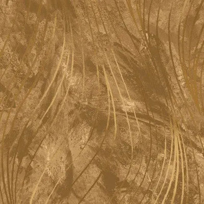 Brown Tan Go With The Flow Cotton Wideback Fabric per yard - Prismatic Fiber Arts