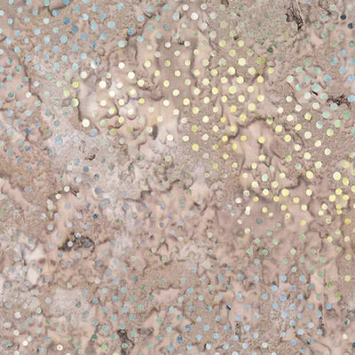 Brown Taupe Diamond Dots Cotton 44"/45" Fabric Per Yard - Prismatic Fiber Arts