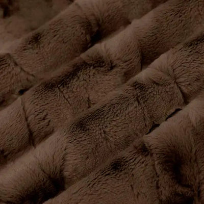 Brown Truffle Luxe Cuddle Mirage 80" Fabric per yard - Prismatic Fiber Arts