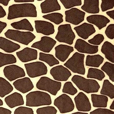 Giraffe Print Fleece Fabric - Prismatic Fiber Arts